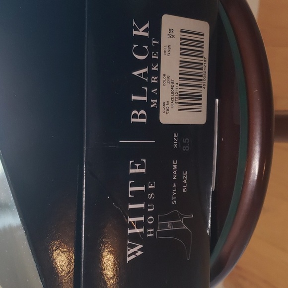 WHBM Blaze Leopard Ankle Boots EUC 8.5 - Picture 5 of 9